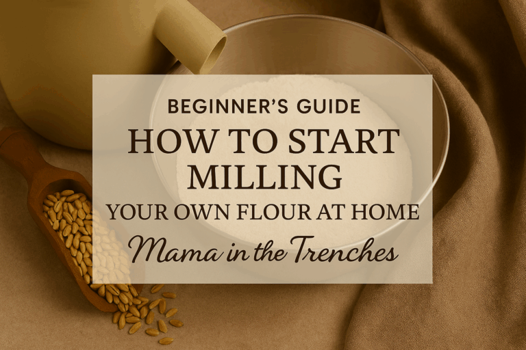 fresh milled flour, grain mill
