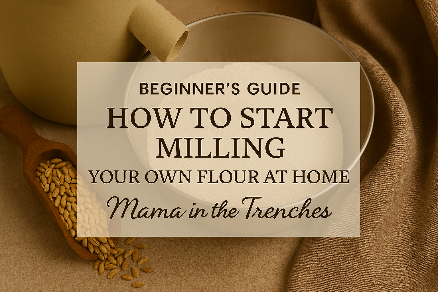 fresh milled flour, grain mill